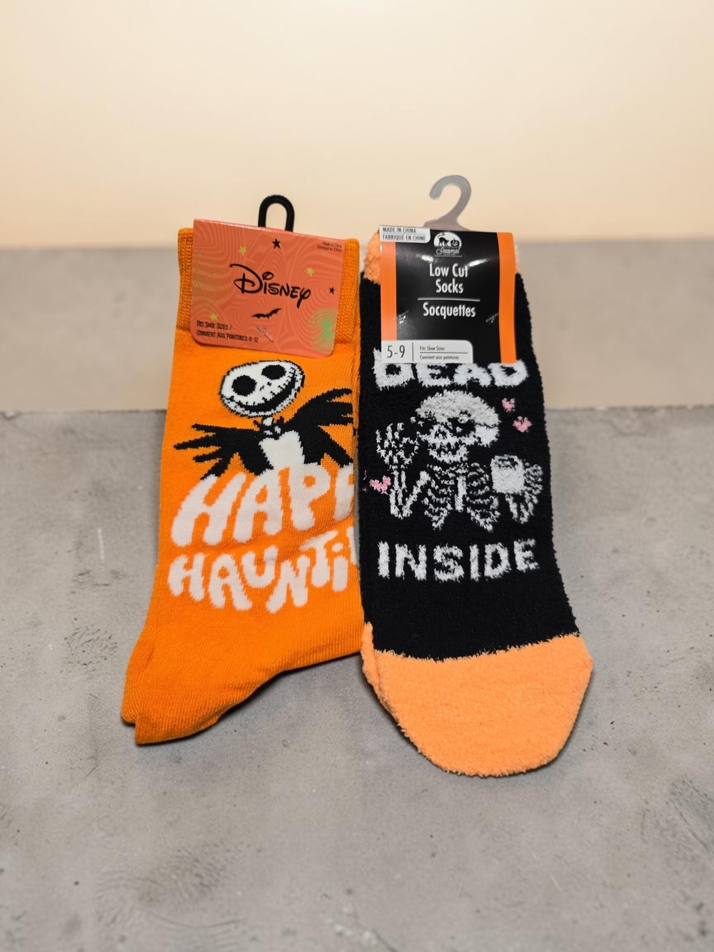 Halloween Character Socks Scooby-Doo Jack Skellington Ghosts – Choose Style NWT